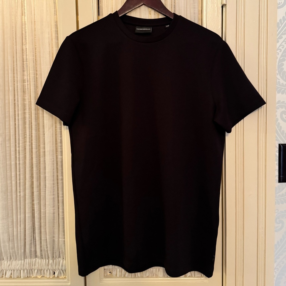 Emporio Armani Black Short Sleeve Tee